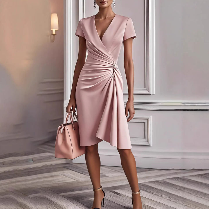 Camilla | V-Neck Midi Summer Dress