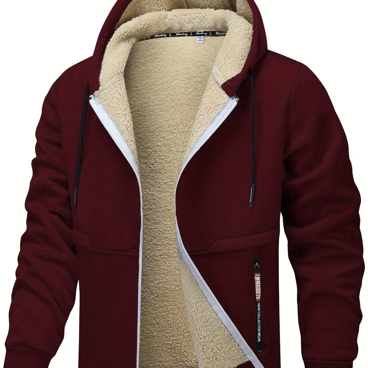 Men's Hooded Zip Up Jacket