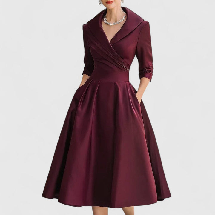Elegant Midi Wedding Dress