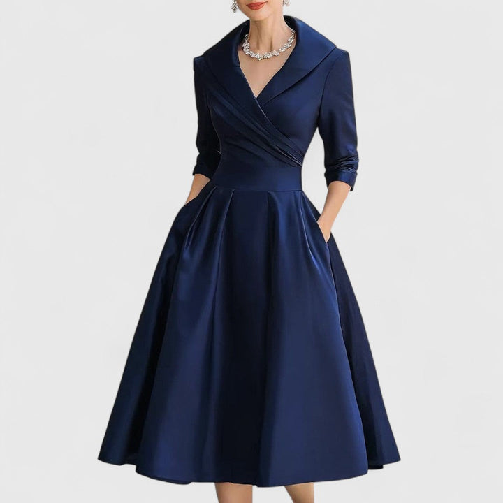 Elegant Midi Wedding Dress