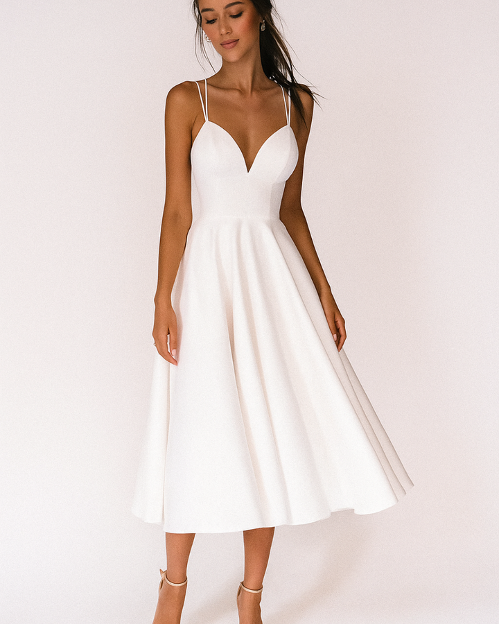 Jolanta | Maxi V-Neck Wedding Dress