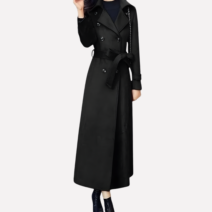 Women's Tie Waist Trench Coat