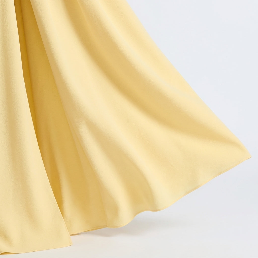 Women's Strapless Pleated Maxi Dress