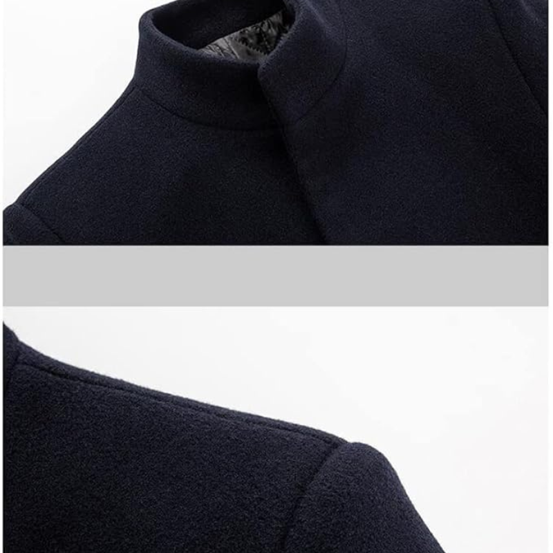Men's Single-Breasted Trench Coat