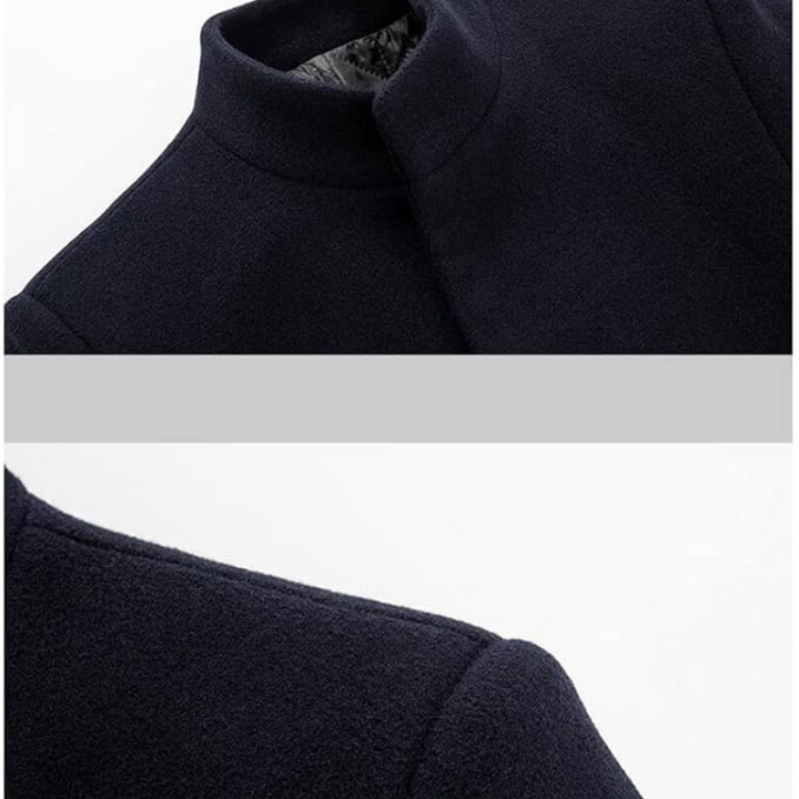 Men's Single-Breasted Trench Coat