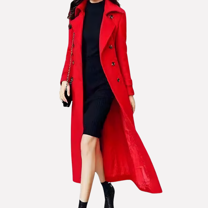 Women's Tie Waist Trench Coat