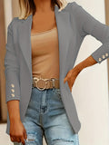 Cappotto da donna di media lunghezza con revers