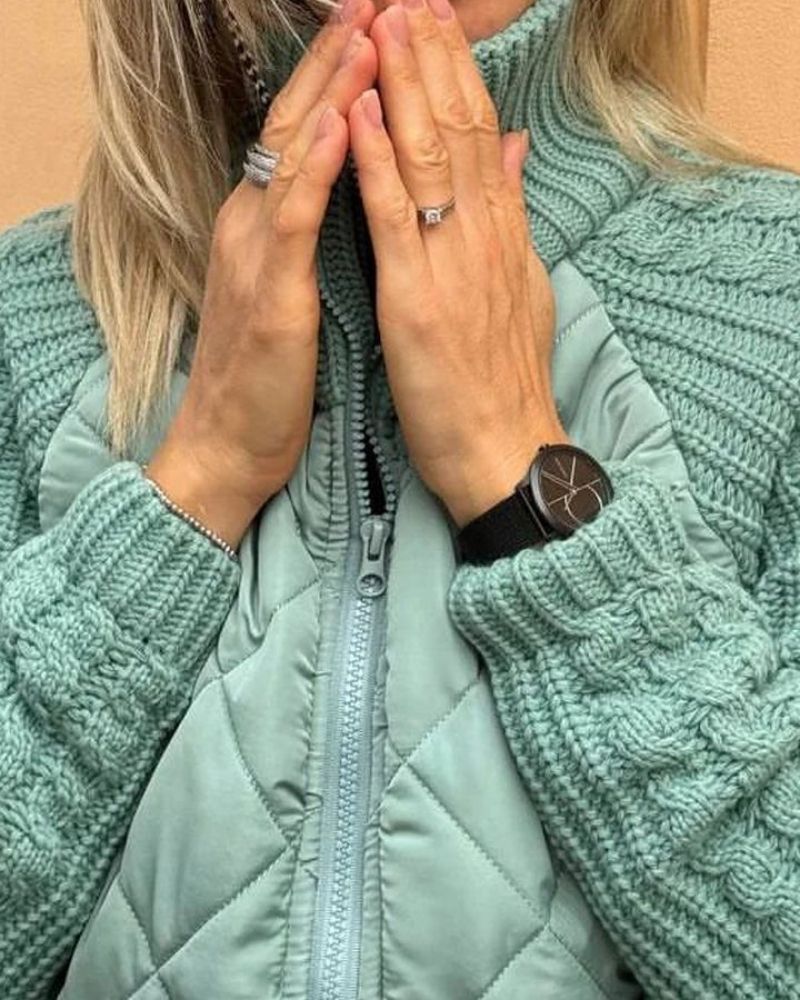 Women's Knitted Fleece Jacket