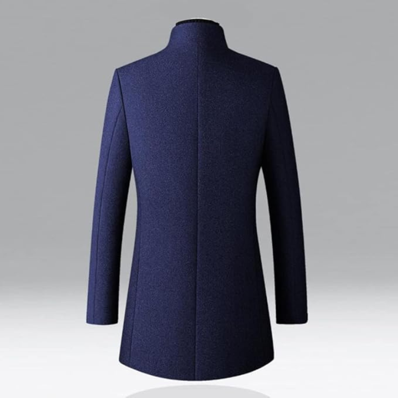 Men's Single-Breasted Trench Coat