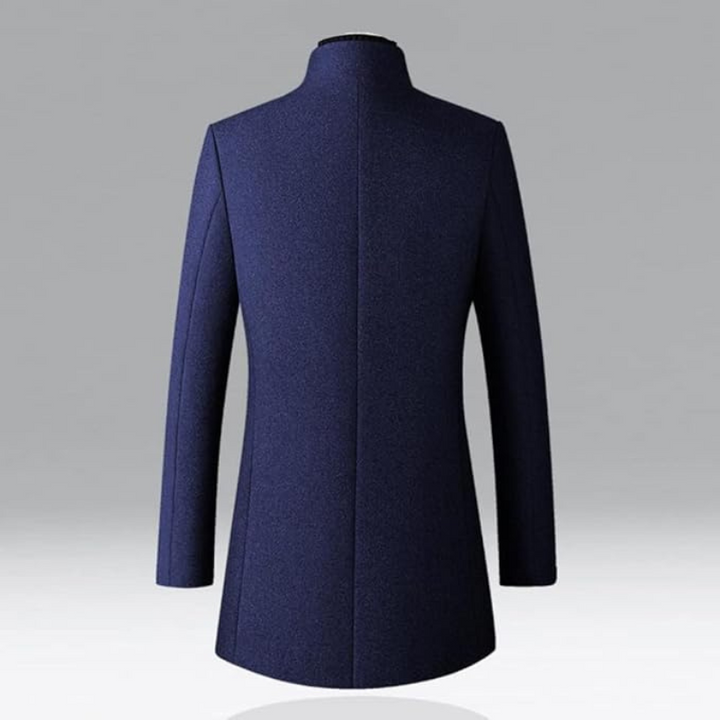 Men's Single-Breasted Trench Coat