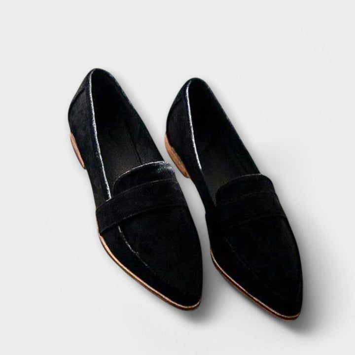 Women's Leather Slip-On Loafers