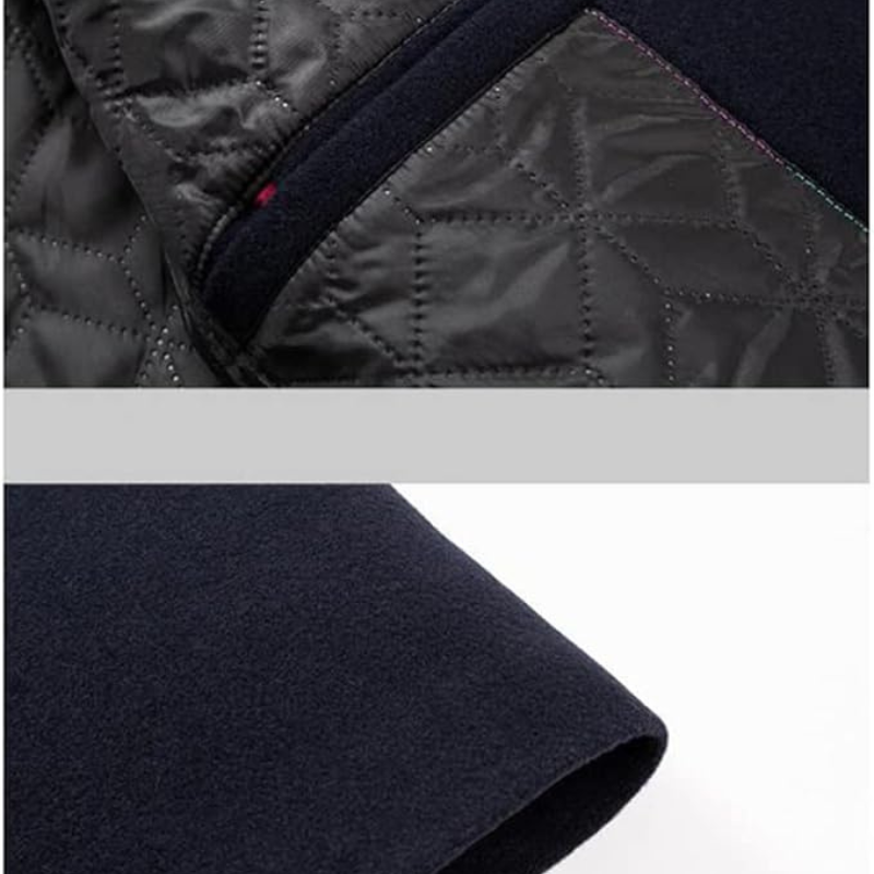 Men's Single-Breasted Trench Coat