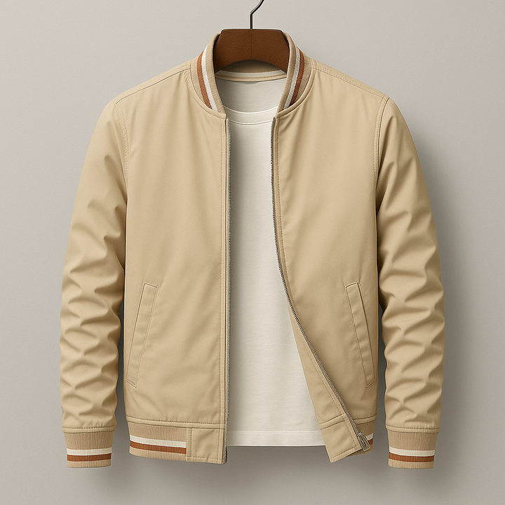 Men's Ribbed Bomber Jacket