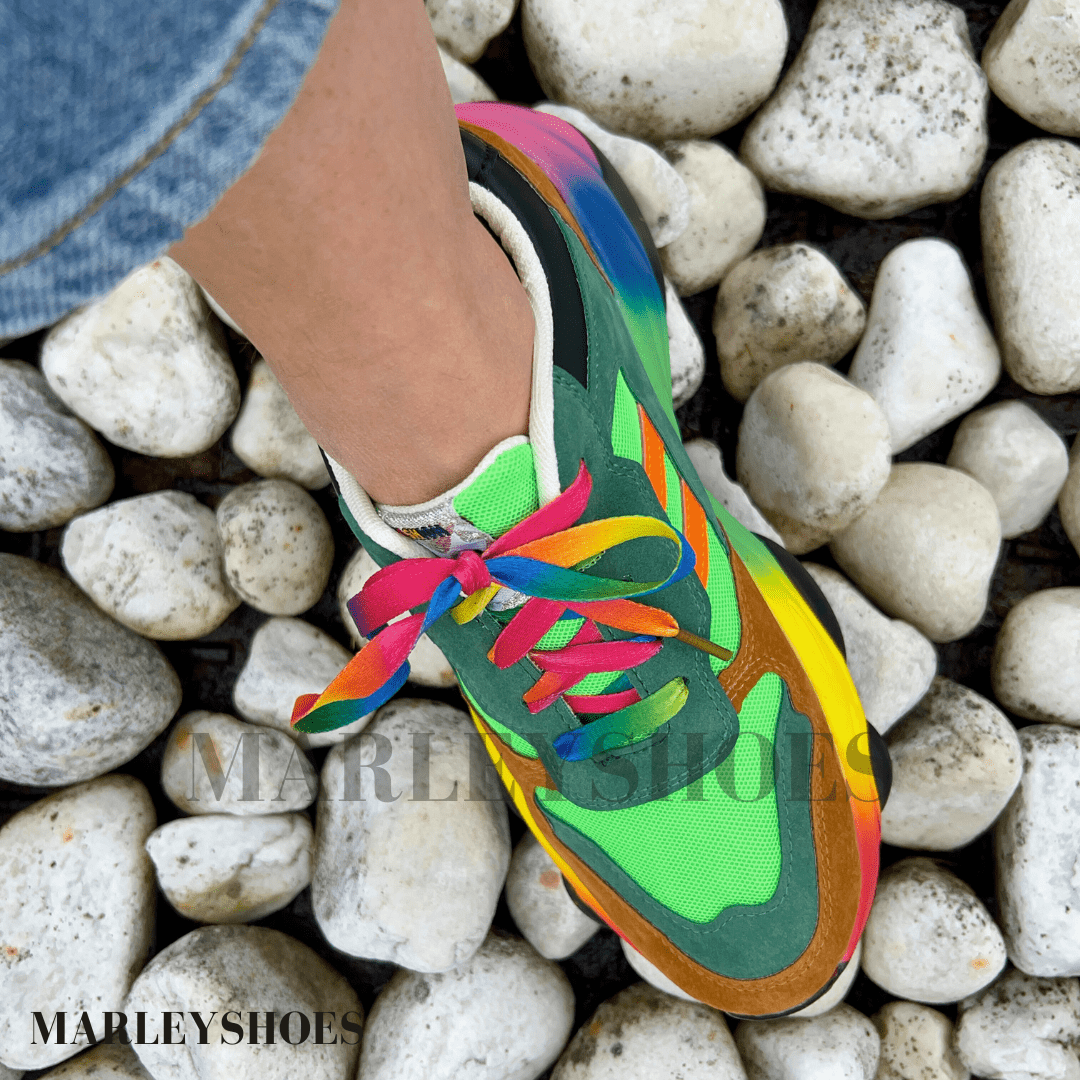 Women's Arch Support Rainbow Sneakers