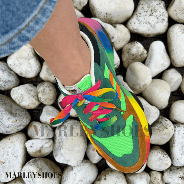 Women's Arch Support Rainbow Sneakers