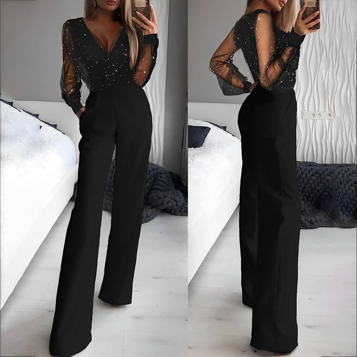 Catherina | Elegant V-Neck Women's Jumpsuit