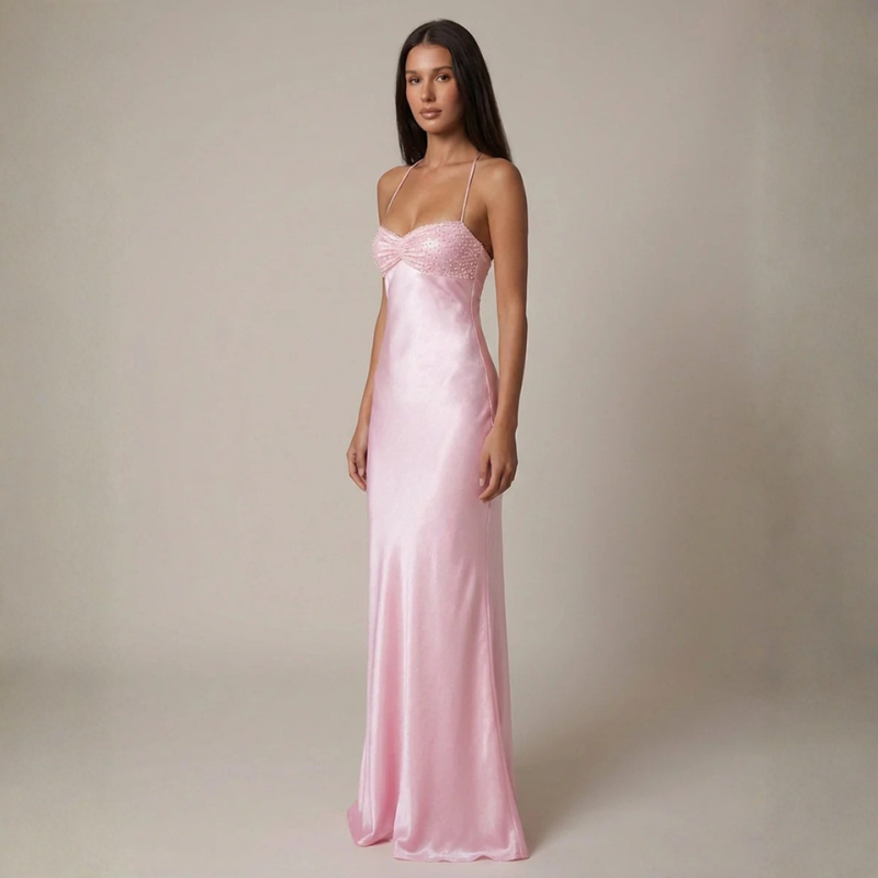 Women's Spaghetti Strap Maxi Dress