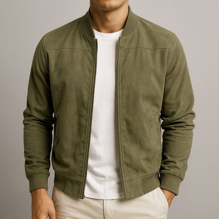 Matteo | Men's Premium Suede Bomber Jacket