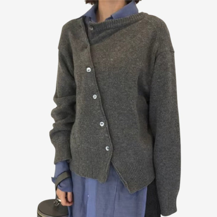 Women's Oversized Button Front Cardigan