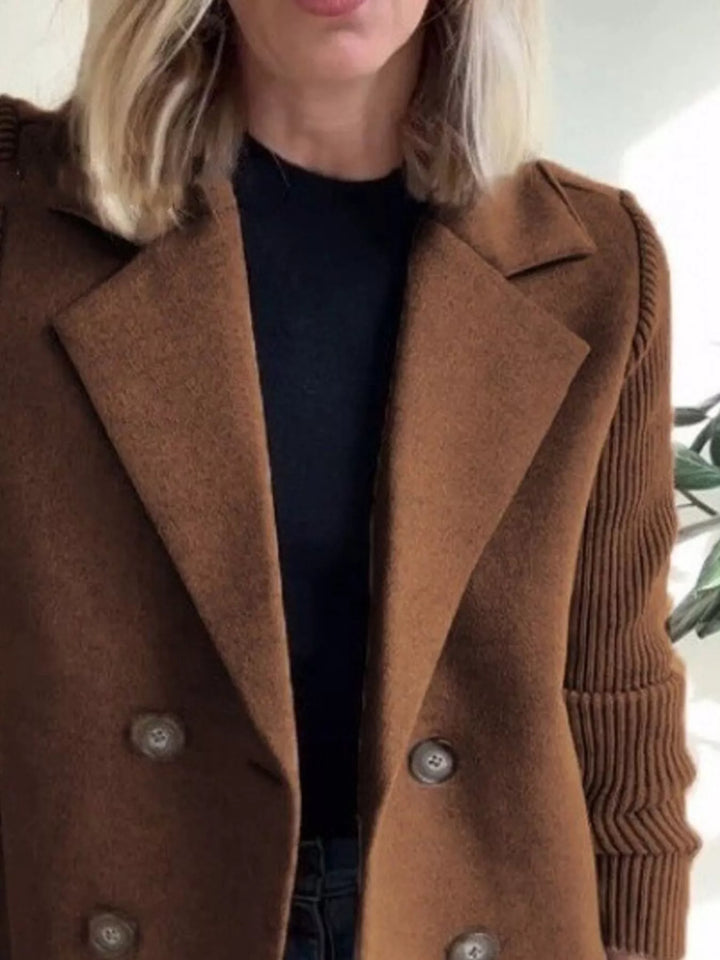 Women's Mid-Length Shawl Collar Coat