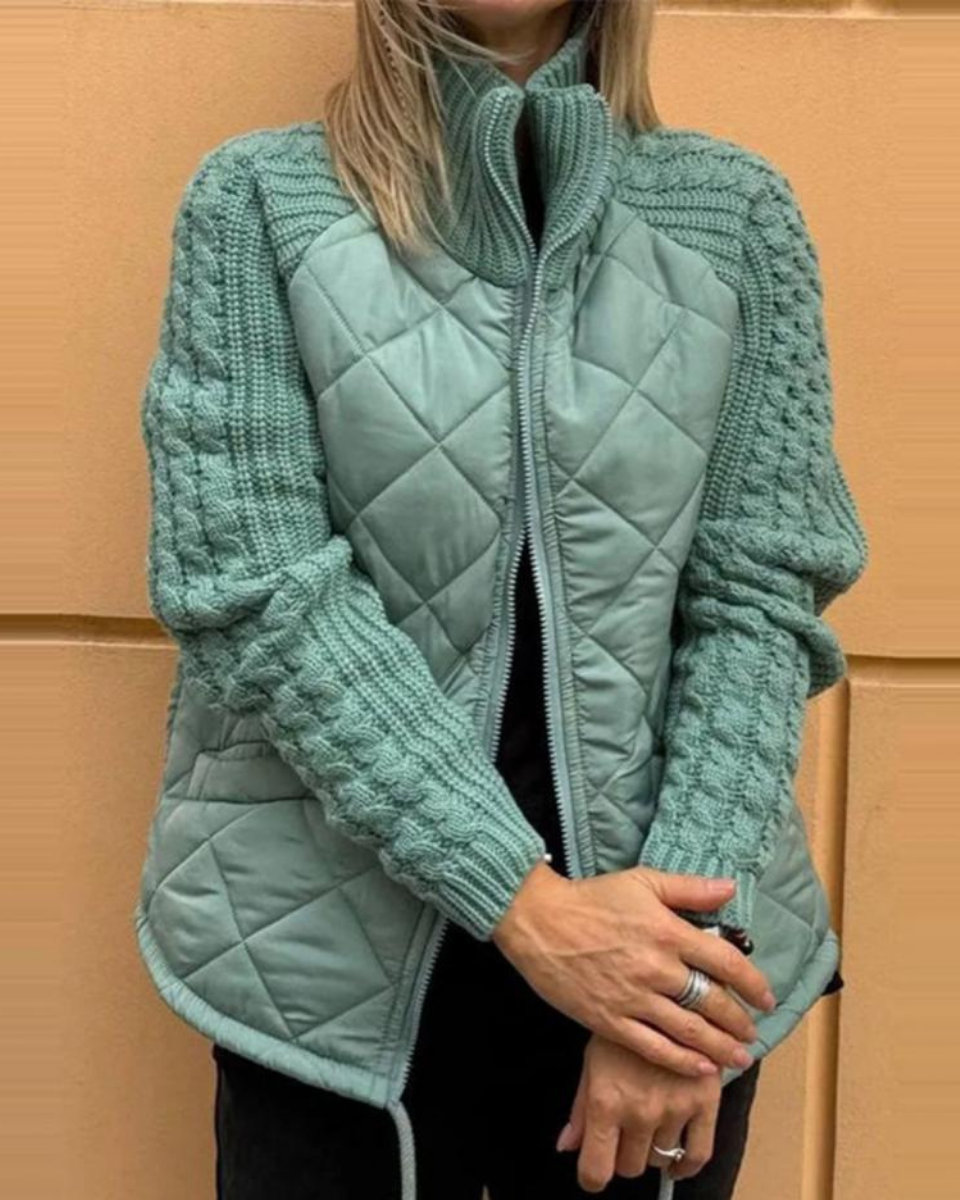 Women's Knitted Fleece Jacket