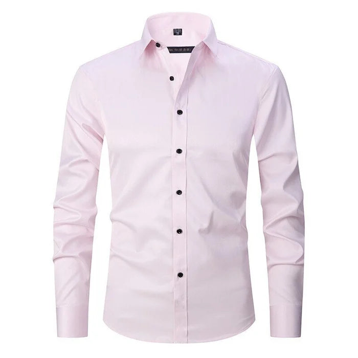 Men's Stretch Business Shirt with Long Sleeves