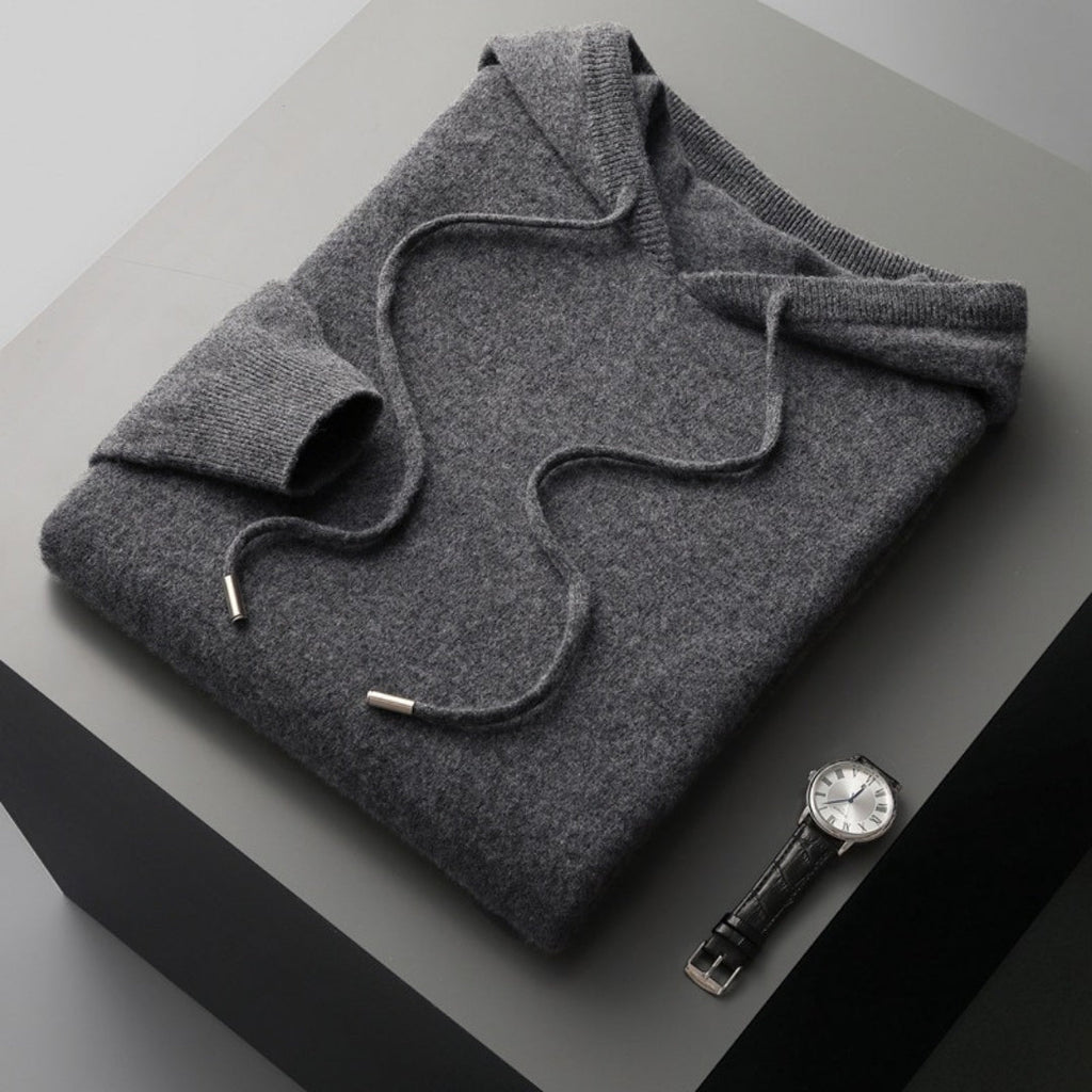 Men's Hooded Knit Jumper