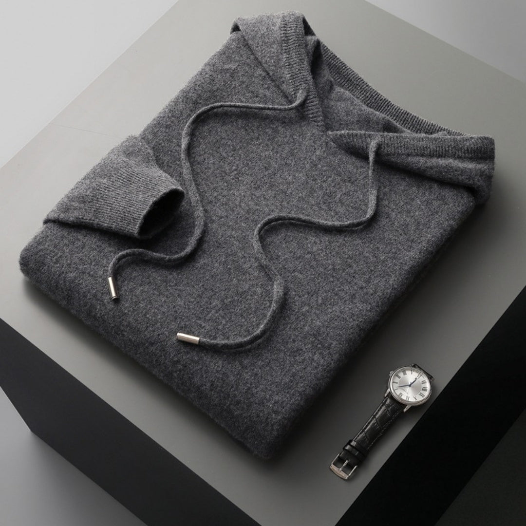Men's Hooded Knit Jumper