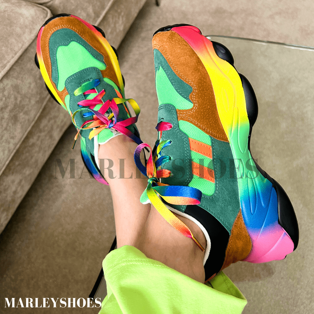 Women's Arch Support Rainbow Sneakers