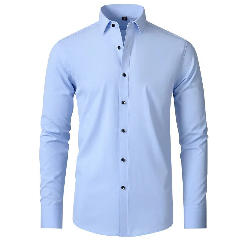 Men's Business Shirt with Long Sleeves