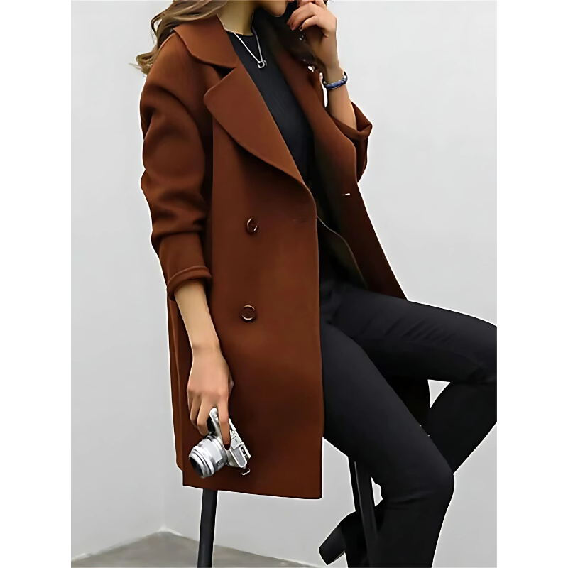 Women's Tailored Double Breasted Coat