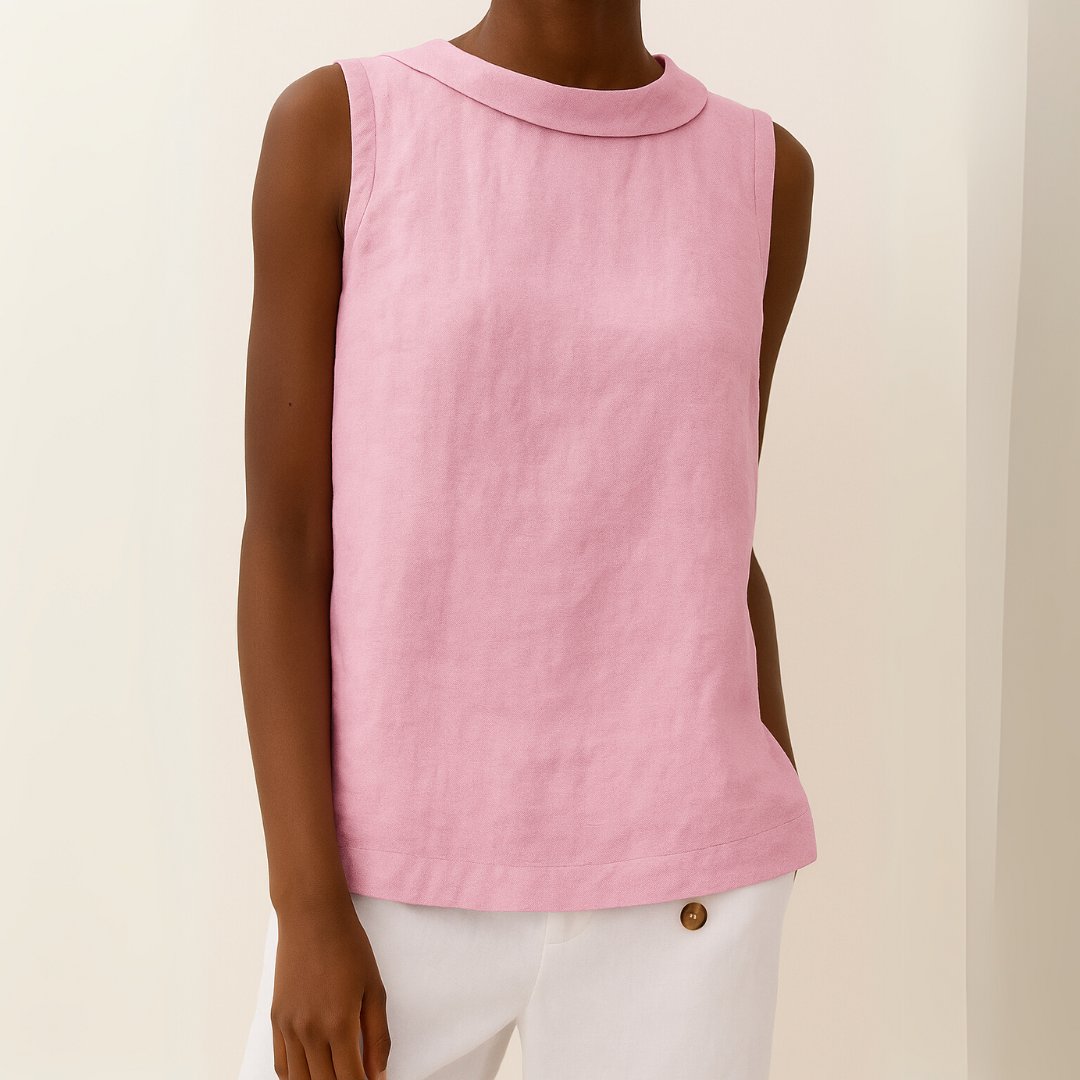 Magdalena | Women's Sleeveless Turtleneck Top
