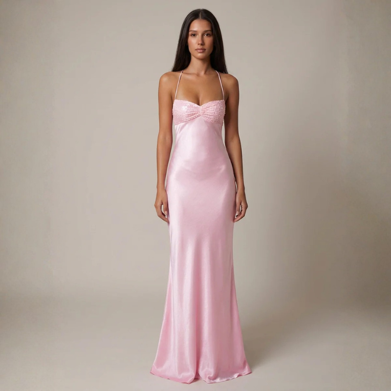 Women's Spaghetti Strap Maxi Dress
