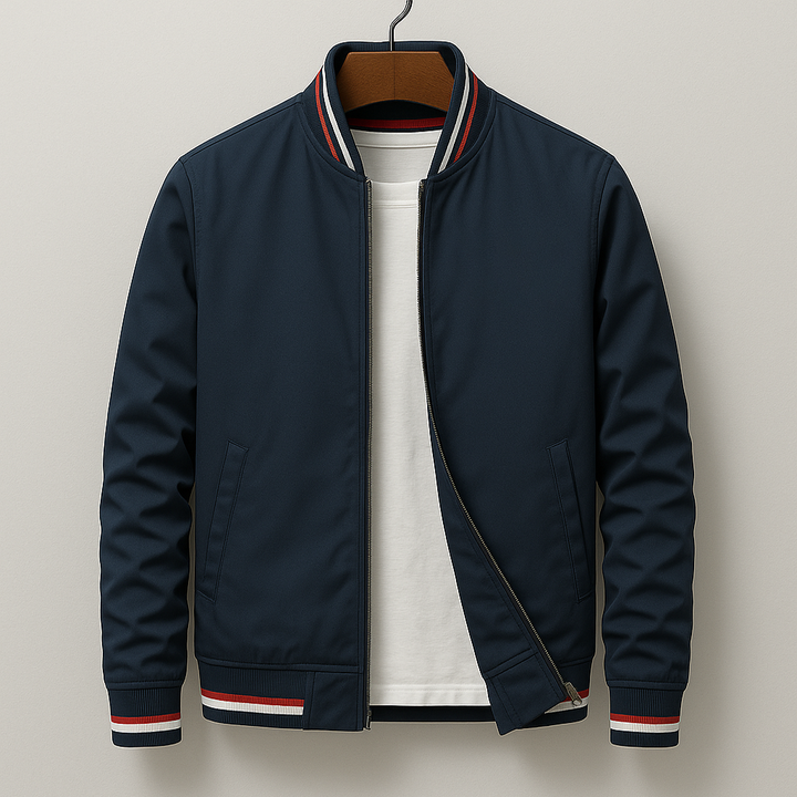 Men's Ribbed Bomber Jacket