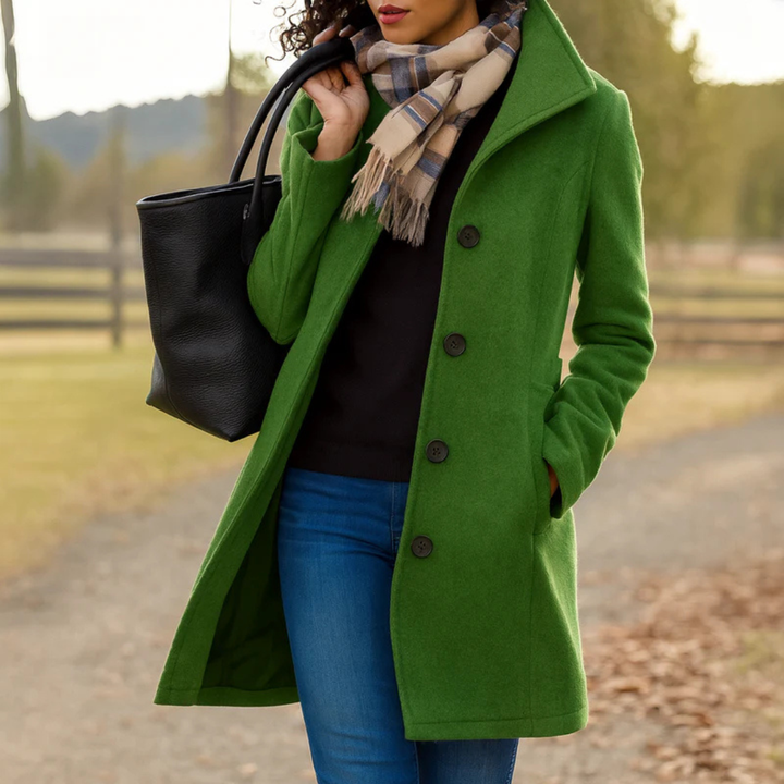 Women's Straight Cut Wool Coat
