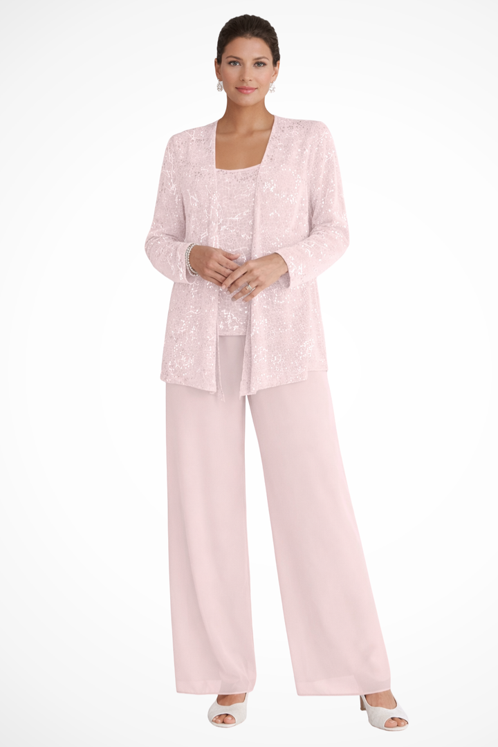 Women's Wedding Guest Three Piece Trouser Suit