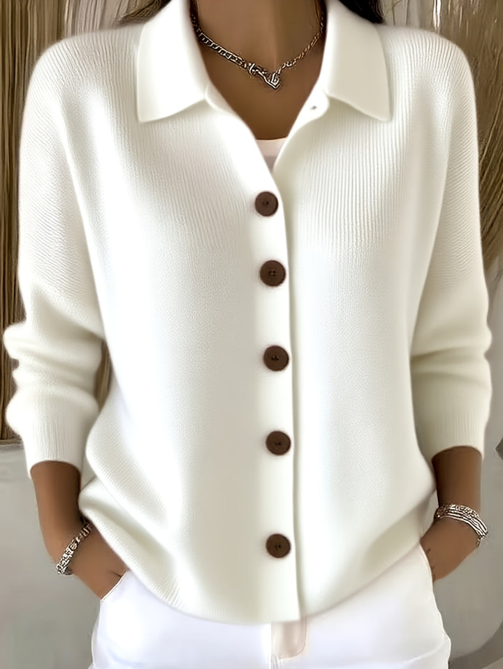 Women's Casual Button-Up Cardigan