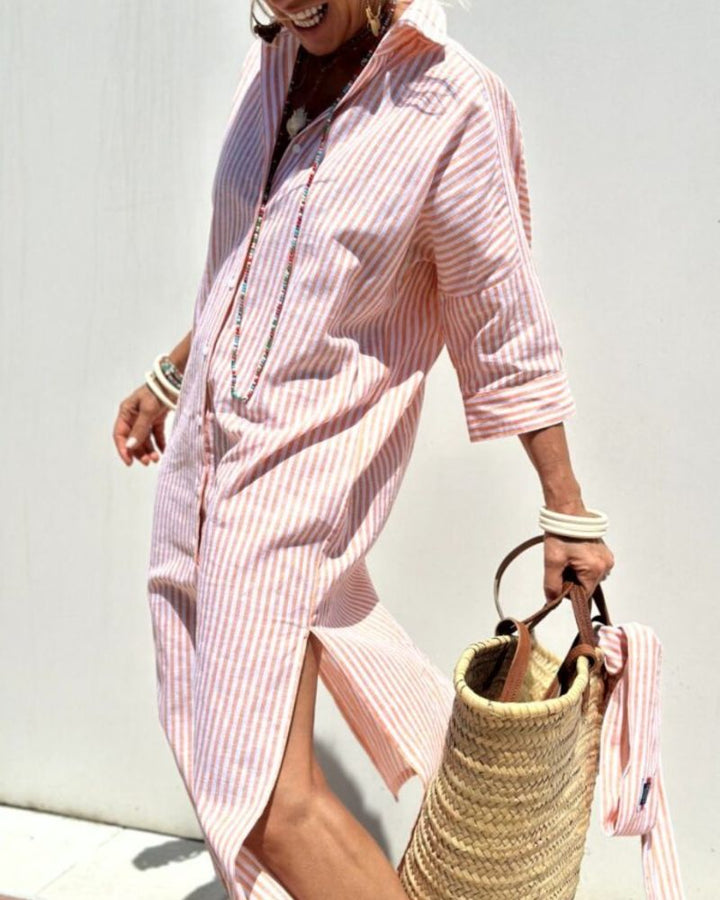 Striped Maxi Summer Dress