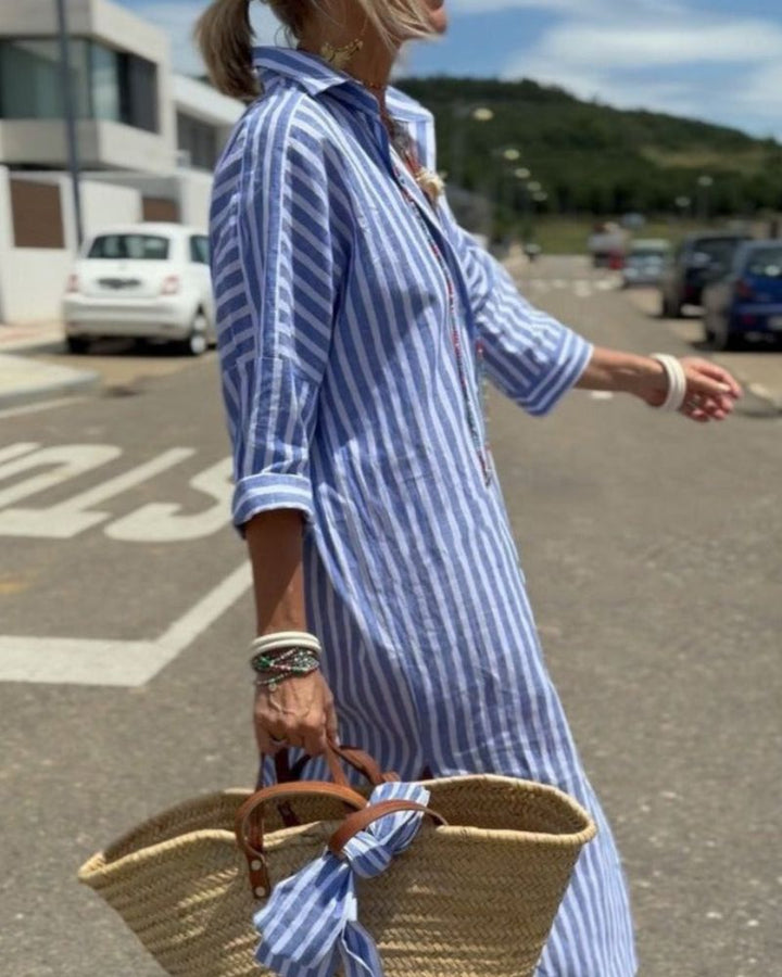 Striped Maxi Summer Dress