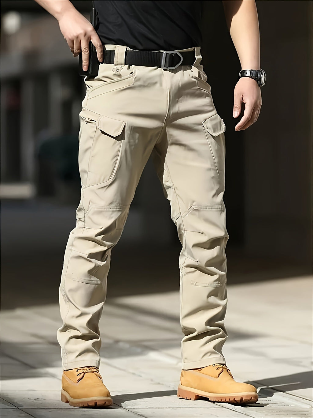 Pantalon utilitaire pour homme avec plusieurs poches