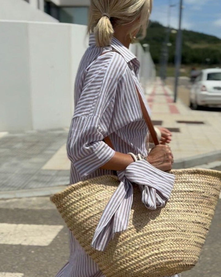 Striped Maxi Summer Dress