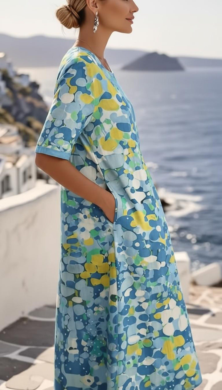 Women's Floral Wedding Guest Midi Dress