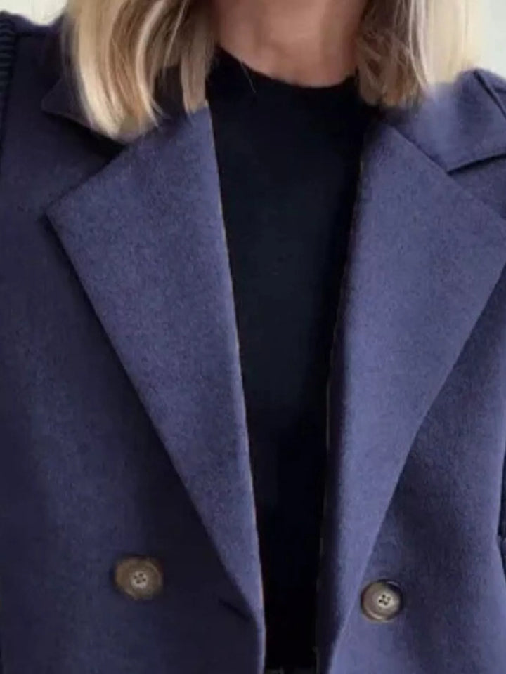 Women's Mid-Length Shawl Collar Coat