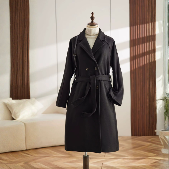 Women's Longline Button Coat