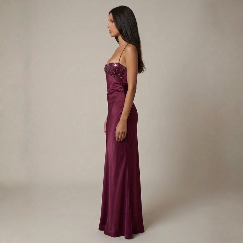 Women's Spaghetti Strap Maxi Dress