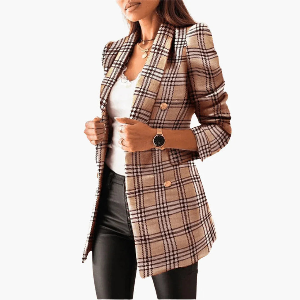 Blazer en tweed pour femme