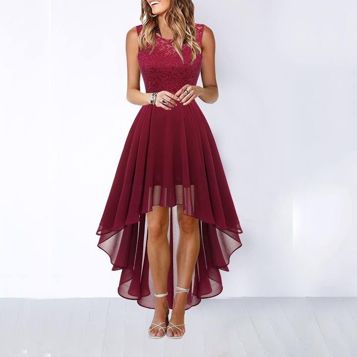 Danica | Women's Asymmetrical Midi Wedding Dress