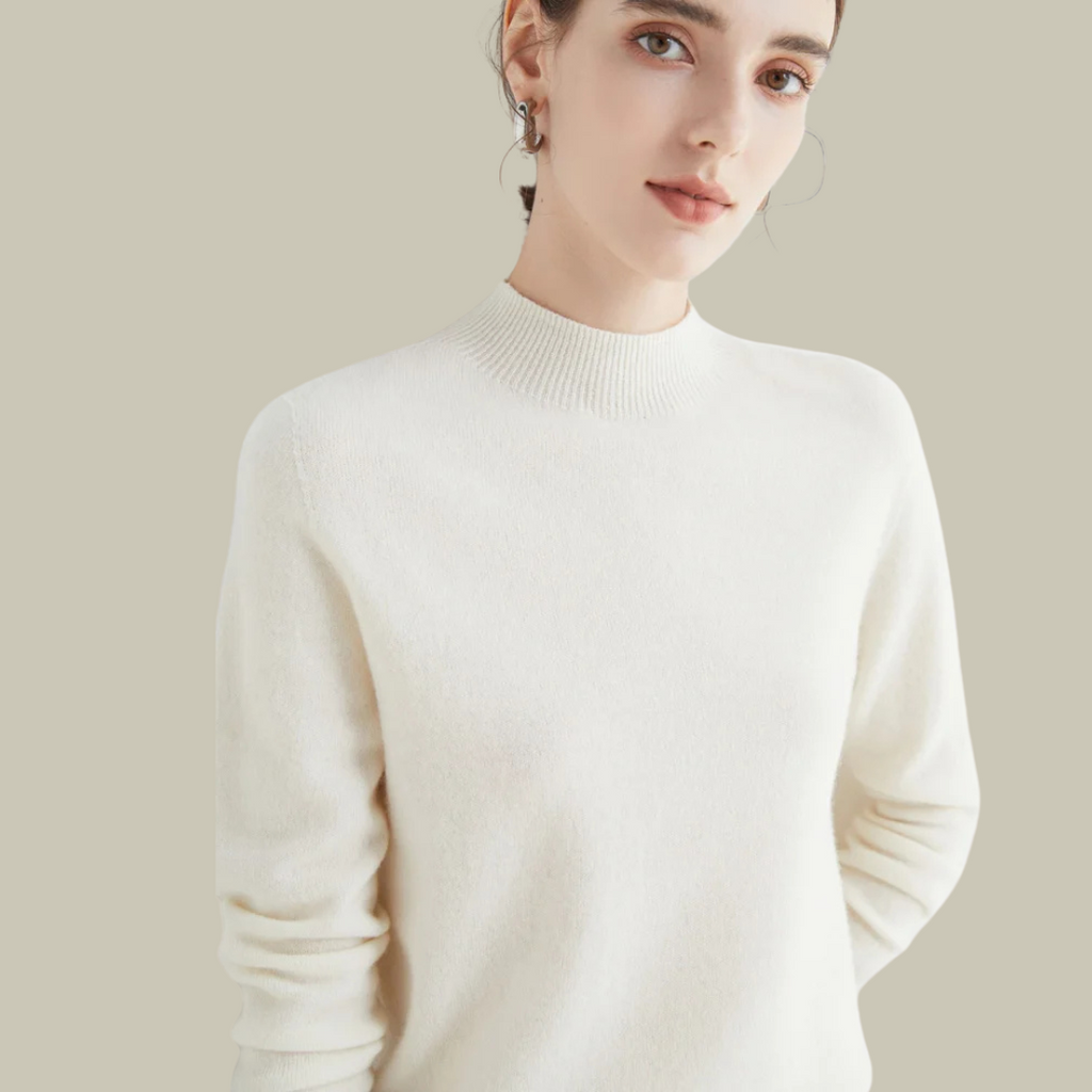 Women's Merino Wool Roll Neck Jumper