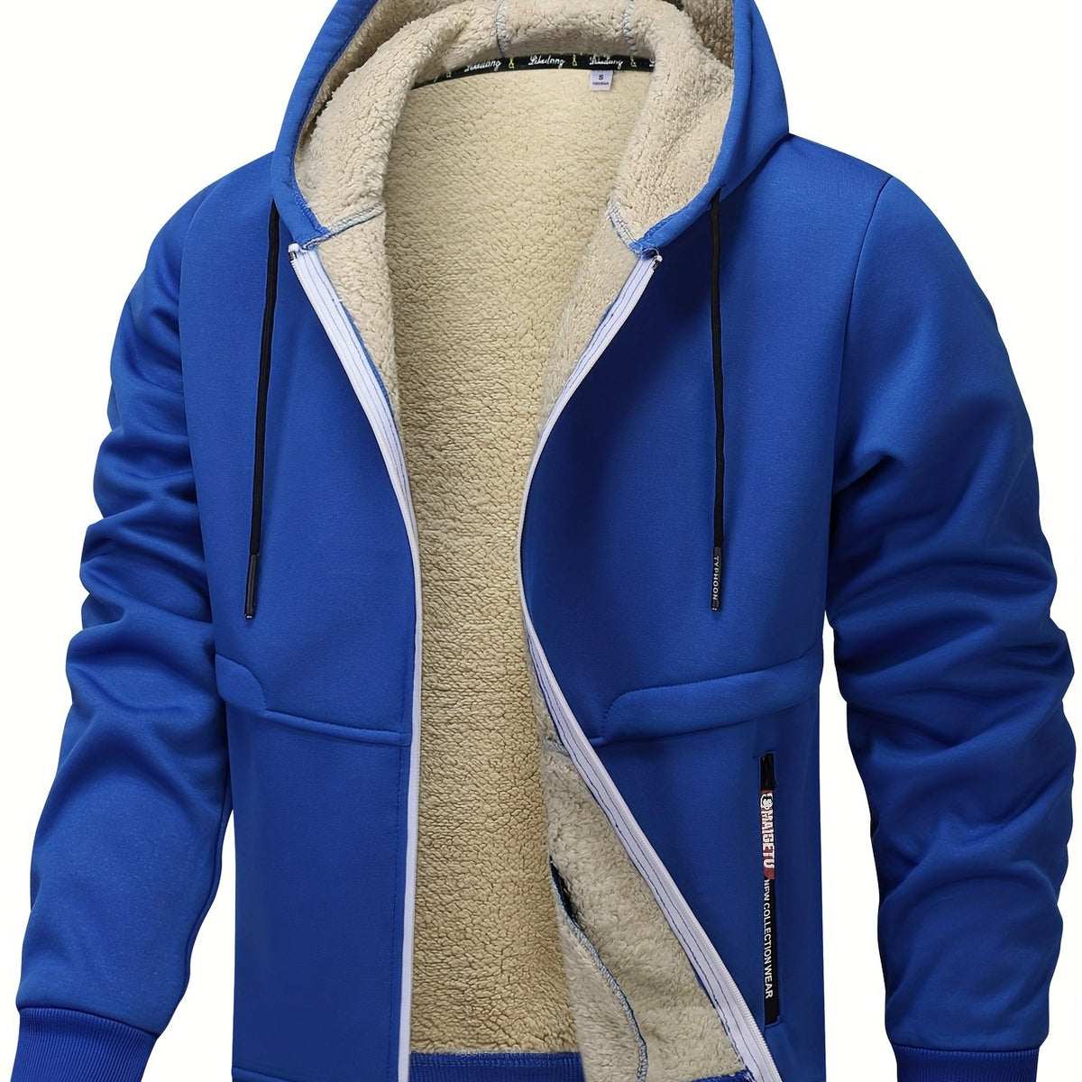 Men's Hooded Zip Up Jacket