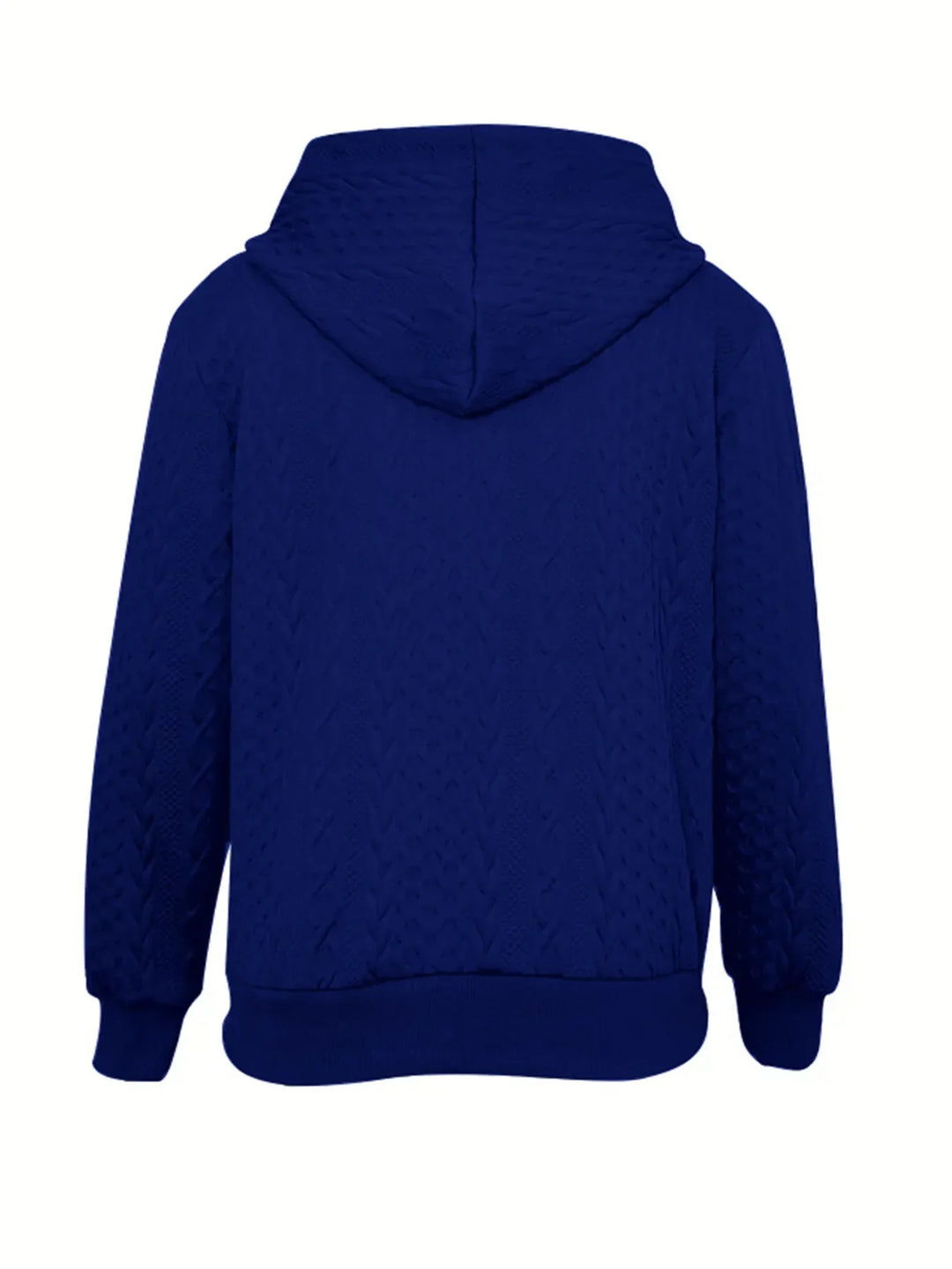 Women's Jacquard Hooded Zip Jacket